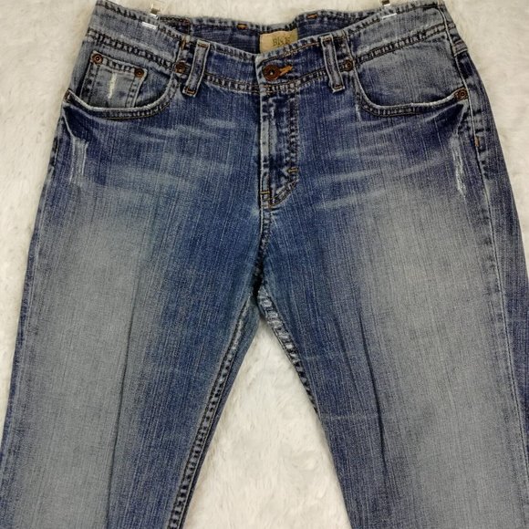 BKE Womens Jeans Wendi Boot Cut Blue Denim Distressed Medium Wash Stretch 28 - Picture 3 of 13